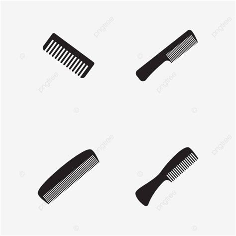 Comb Hair Vector Icon Illustration Design Hairdresser Hairstylist