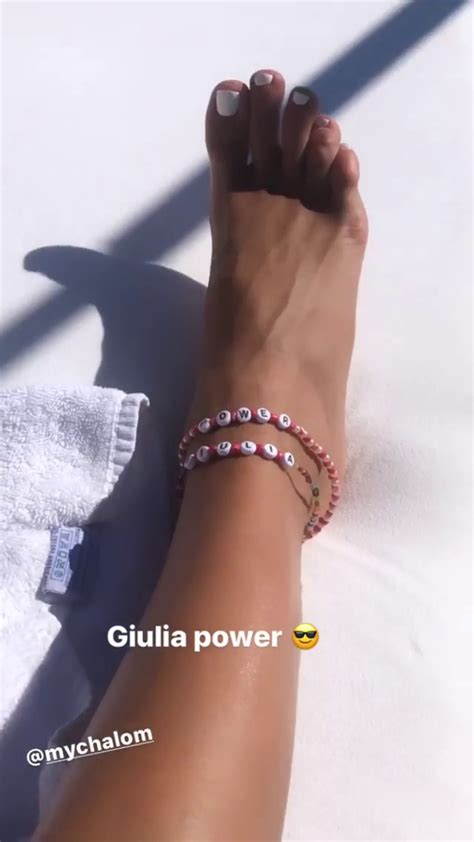 Giulia Salemi S Feet