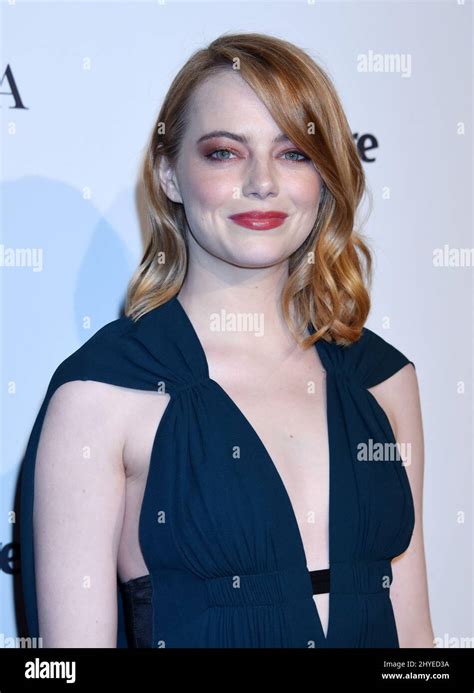 Emma Stone At 2018 Marie Claire Image Makers Awards Held At The