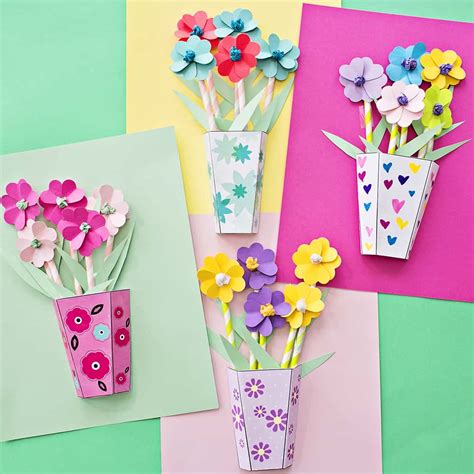 How To Make 3d Paper Flower Bouquets With Video
