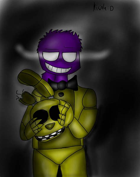 Fnaf 3 Purple Guy In Springbonnie Suit By Fnafpurplegirl090 On Deviantart