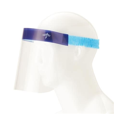 Medline Full Disposable Face Shield With Foam Top 1ct