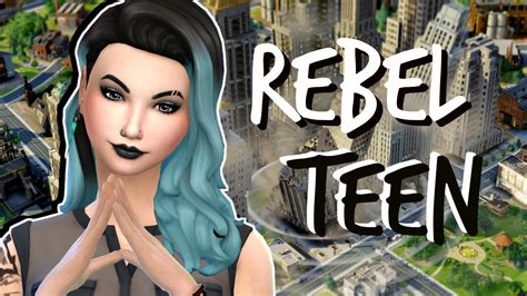 Sims 4 Rebel Teen Bri Youtube