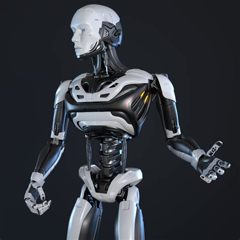 3d Sci Fi Male Robot Android Turbosquid 1656790