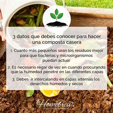 Hacer Una Composta Casera Es Muy Fácil Aquí Te Compartimos Algunos