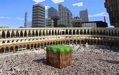 Minecraft Background Mecca Wallpapers Cube Arena Epic