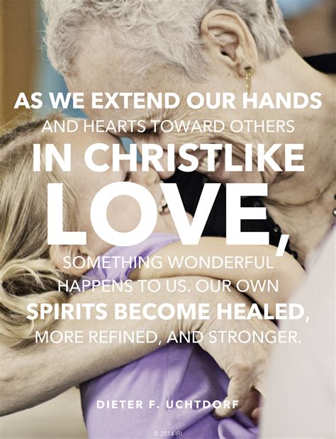 The second is to be kind; Christlike Love Is Healing