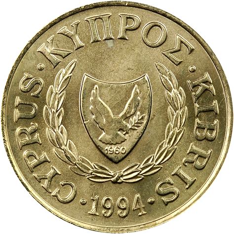 Cyprus 5 Cents Km 553 Prices And Values Ngc