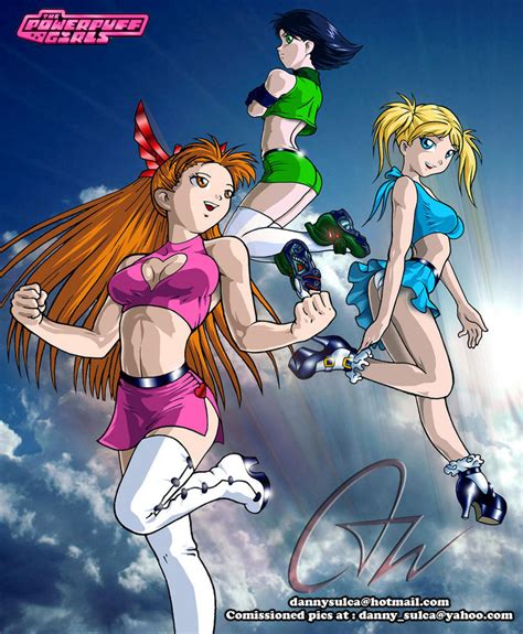 Power Puff Girls Anime Style By Dannysulca On Deviantart