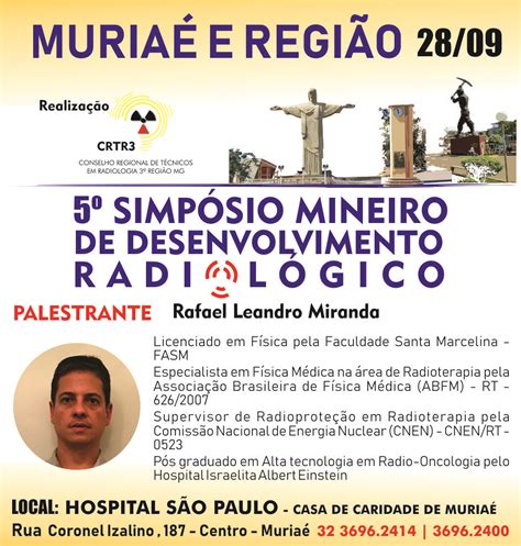 5º SimpÓsio Mineiro De Desenvolvimento RadiolÓgico MuriaÉ Crtr Mg