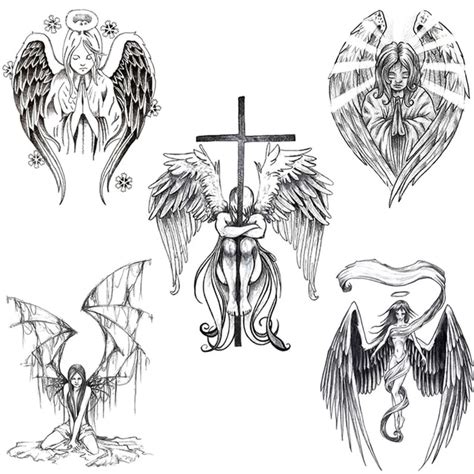 Religious Angel Tattoo Designs