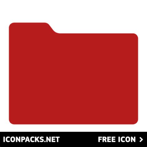 Red Folder Icon Sets