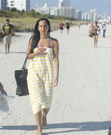 Tulisa Contostavlos In Bikini At A Beach In Miami Hawtcelebs