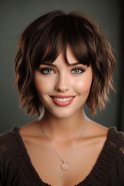 52 Short Hair With Bangs Trending In 2024 Shaggy Short Hair Hair Styles Short Hair With Layers