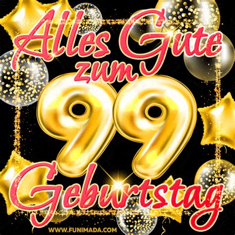 Alles Gute zum 99. Geburtstag GIF — Download on Funimada.com