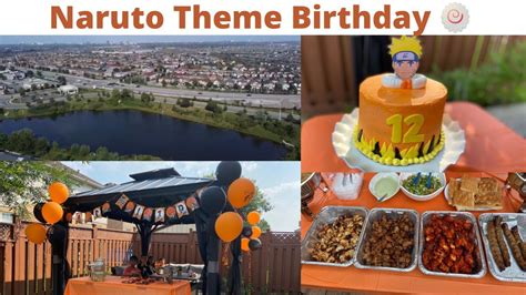 Naruto Theme Birthday Naruto Birthday Cake Youtube