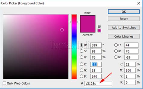 Mendapatkan Kode Warna Pada Gambar Di Adobe Photoshop