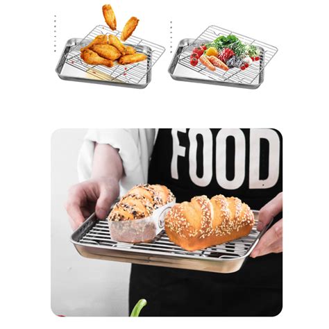We did not find results for: Stainless Steel Baking Tray & Removable Cooling Rack Set ...