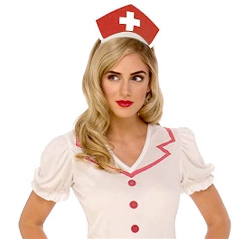 Nurse Costume Womens Halloween Occupation Uniform Medical Dress Apron