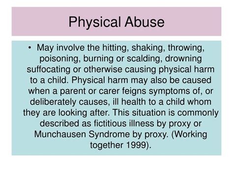 Ppt Signs And Symptoms Of Abuse Powerpoint Presentation Free