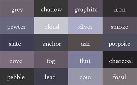 These 340 Unique Color Names Make The Best Color Thesaurus Louisem