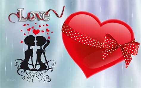Grafika Miłosne Walentynki Serce Miłość Zakochani