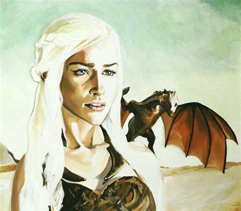 Khaleesi Game Of Thrones Art Print Game Of Thrones Art Art Art Prints