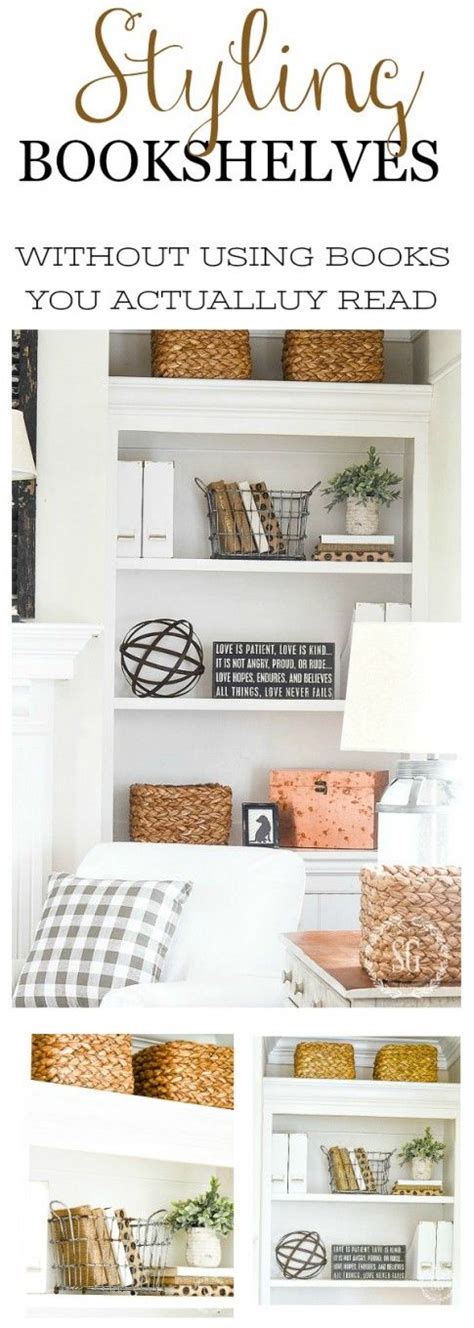 Styling Bookshelves Without Using Books Stonegable In 2020 Styling