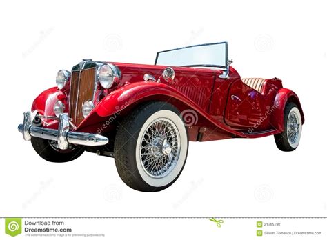 Maybe you would like to learn more about one of these? Vintage Sport Retro Convertible Car Isolated Stock Photo ...