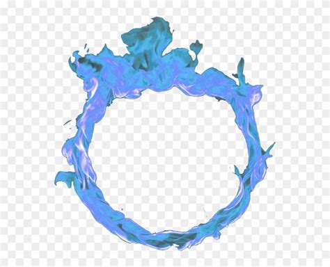Blue Fire Circle Picture Blue Fire No Background Clipart