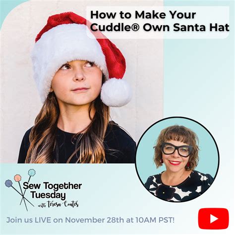 Sew Together Tuesday How To Make A Cuddle® Santa Hat