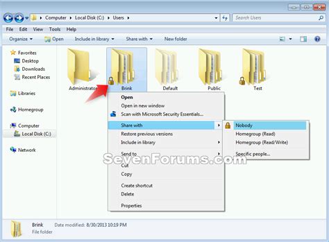 Lock Icon On Files And Folders Remove In Windows 7