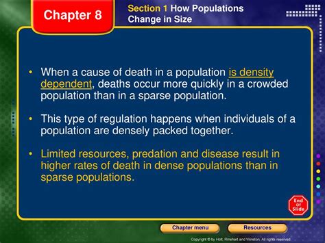 Chapter 8 Populations How Populations Change In Size Ppt Download
