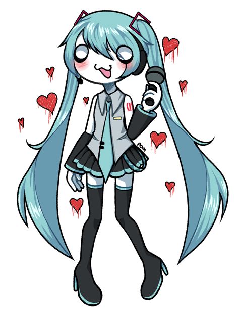 Emo Artstyle Hatsune Miku by PomPomAmy on DeviantArt