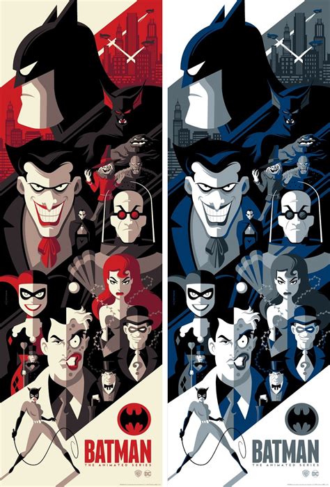 The Blot Says Batman The Animated Series Screen Print By Tom