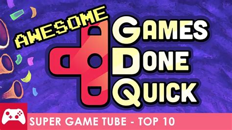 Top 10 Awesome Games Done Quick 2017 Youtube