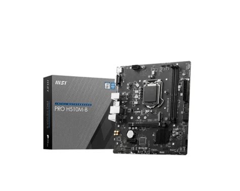 Msi Pro H510m B Motherboard Intel H470 Lga 1200 10th Gen Intel Micro