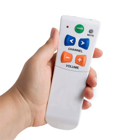 Tv Remote For Elderly Big Buttons And Simple Fast Delivery Techsilver