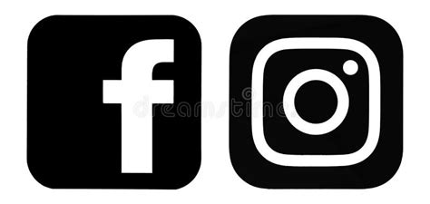 Logos De Facebook De Whatsapp De Twitter Et Dinstagram Photo Stock
