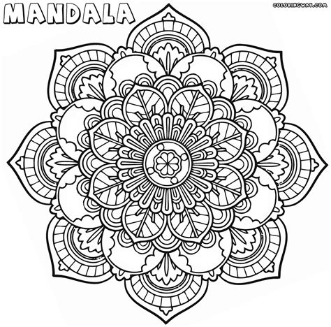 Intricate Mandala Coloring Pages Coloring Home