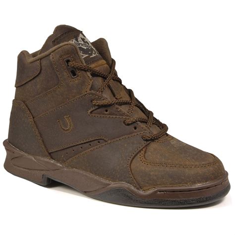 Men's Roper® Horseshoe Suede Athletic Shoes, Chipmunk - 294103, Casual ...