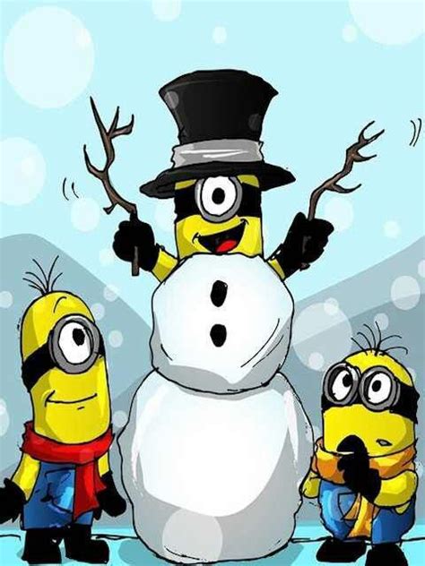 Who Is Ready For Snow And Winter The Minions Are Minions Wallpaper
