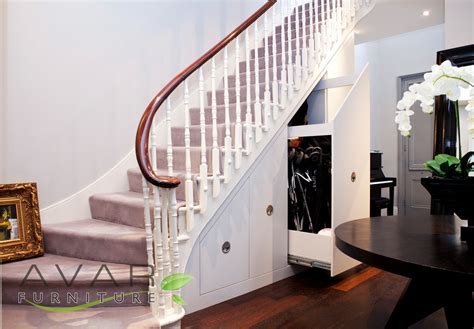 Look through staircase photos in different colours and styles and when you find a modern staircase design that inspires you. ƸӜƷ Under stairs storage ideas / Gallery 3 | North London, UK | Avar Furniture