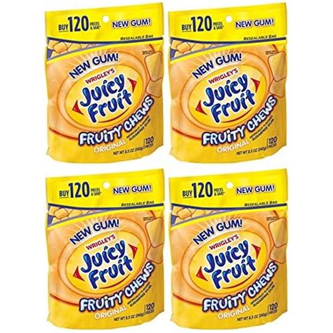 Juicy Fruit Fruity Chews Original Sugarfree Gum Ubuy Chile