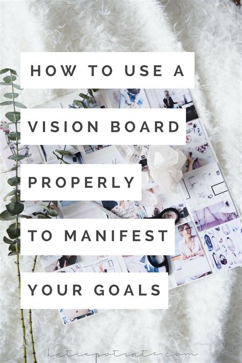 How To Use A Vision Board To Manifest Your Dreams Manifestation