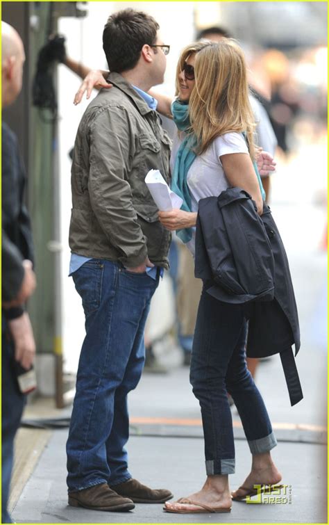 Jennifer Aniston Jason Bateman Kissing Couple Photo