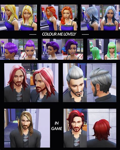 6 Base Game Hairs Recoloured By Simmiller At Mod The Sims Sims 4 Updates