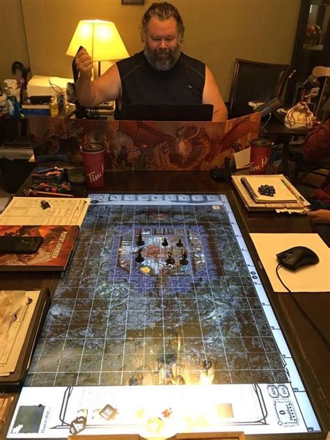Clean up your #gaming table with this terrain tutorial! Homemade high-tech D&D playing board made out of an old dining room table. https://ift.tt ...