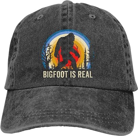 Jopath Bigfoot Is Real Bigfoot Hat Bigfoot Lover Adjustable Baseball