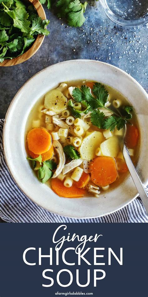 Chinese ginger wine chicken 姜酒鸡 is a dish commonly enjoyed by women on confinement. Homemade Ginger Chicken Soup Recipe - The Best Soup for a ...